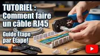 Installer un plug RJ45 sur un c&acirc;ble r&eacute;seau &ndash; Explications &eacute;tape par &eacute;tape