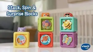 Stack, Spin & Surprise Blocks | Demo Video | VTech Baby&reg;