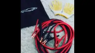 EPAuto 4 Gauge x 20 Ft Heavy Duty Booster Jumper Cable with Travel Bag and Safety Gloves