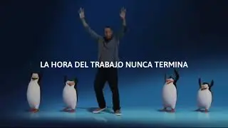 Los pingüinos de Madagascar bailando Harder, Better, Faster, Stronger (Letra en español)