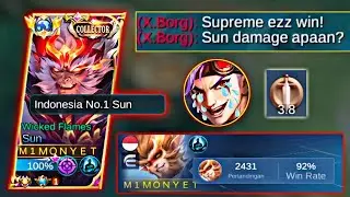 PENJELASAN SUN ANTI COUNTER EX-BORG❗DI JAMIN WINSTREAK RANK | MOBILE LEGENDS