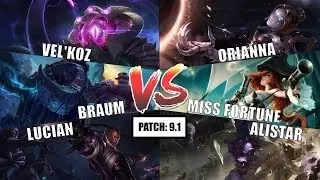 [3v3] [Challenger: EUW] Season 9 - Funnel Lucian vs Funnel Miss Fortune
