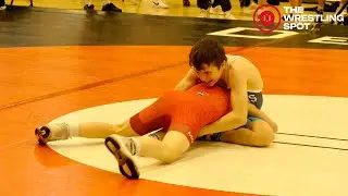 Bo Ellis of Illinois [B] v. Hogan Rice of St. Charles Wrestling Club [R] (92)