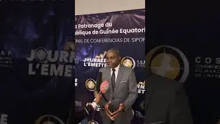 Interview DG BVMAC lors de la journ&eacute;e de l'&eacute;metteur organis&eacute; par la Cosumaf &agrave; Malabo.