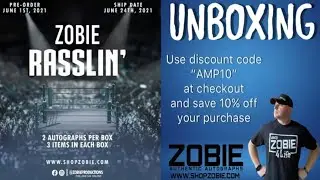Rasslin mystery box unboxing from Zobie Productions | June 2021 release