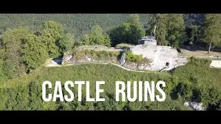 Entdecke die Verborgene Schönheit: Drohnenaufnahme Ruine Hiltenburg in Bad Ditzenbach 4K