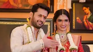 Actor Nithin & Shalini Engagement Moments | Nithin Weds Shalini | Good1couple | leaf media