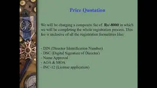 Registration of Section 8 Company