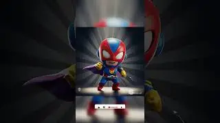 Realistic Action Kamen | Cute Chibi AI Animated Short | Chibi Nirmiti