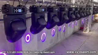 LED 250W BSW 3in1 Moving Head Light, from intimate gigs to grand arenas&mdash;our lighting adapts.