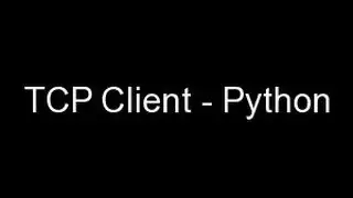 TCP Client - Python