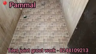 Bathroom floor grout work in pammal|water leakage problem in bathroom chennai| whatsApp - 8248109213