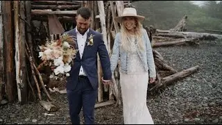 They drove across the country to elope | Washington Coast Elopement