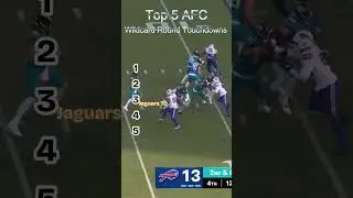 TOP 5 CRAZIEST TOUCHDOWNS in the AFC Wildcard Round!! #nfl #shorts #playoffs #patriots #bills