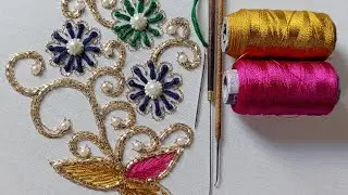 latest aari work blousedesigns 2025  suit par kadai ke designkaise banaye