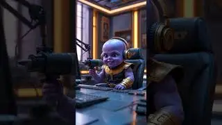 Baby Thanos says the MOST ICONIC line 🎤😳 | @tinyfameusa #shorts #shortsfeed #usa #avengers #feed