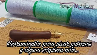 Herramientas para picar patrones y enganchillar - Encaje de Bolillos Raquel M. Adsuar Bolillotuber