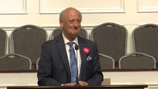Dr. Jack Trieber preaching 
