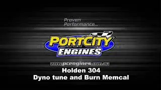 Holden 304 EFI tune on dyno
