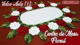 Centro de Mesa Floral 1/2  | Carla Cristina & Crochet HD
