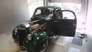 1936 Ford Coupe Mast Motorsports L99 416 SS Dyno Pull