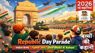 Republic Day Parade | Indian Army | Fighter Jets | Desh Bhakti Ki Kahani | Bachon Ki Kahaniya