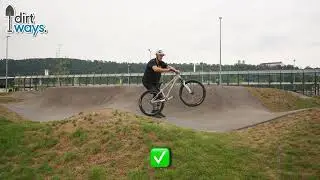 Der richtige Manual - MTB BMX und Pumptrack Fahrtechnik Pumptrack by DirtWays