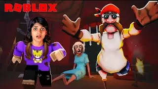 Mad Granny Challenge Me To Escape Pirate Cove in ROBLOX
