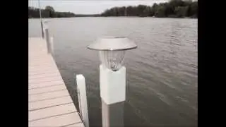 V-Dock Stainless Steel Multi-Color Solar Lights