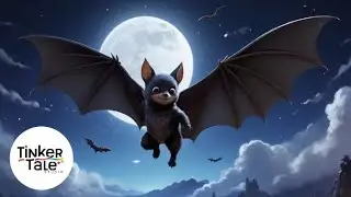 Little Bat in the Night &ndash; Toddler Animal Song | Learning About Bats for Kids