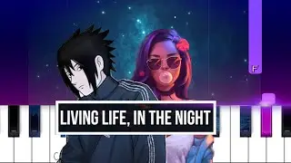 CHERIIMOYA - LIVING LIFE, IN THE NIGHT ft SIERRA KIDD (Piano tutorial)