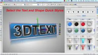 Aurora 3D Maker for Mac - Create 3D Text, Logo, Title Animation and Effects.