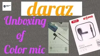 Unboxing of color mic | of Enrg | from daraz  | Education World