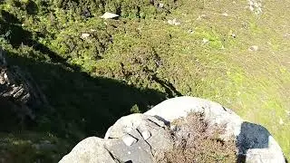 On top of Wildboar clough,  high as fuk, the hill, not me!