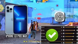 iPhone 13 Pro Max free fire sensitivity setting ⚙️ | iPhone 13 Pro Max free fire headshot setting ⚙️