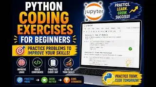 Python Coding Exercises for Beginners | Practice Problems to Improve Your Skills