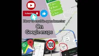 HOW TO ENABLE GOOGLE MAPS SPEEDO METER|GOOGLE MAP SPEEDO METER KESE ON KARE #shorts #viral #ytshorts