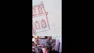 Beginner Drawing Practice - Building Sketches.