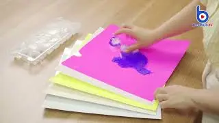 Color changing vinyl display
