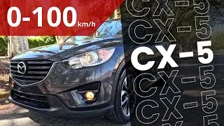 2016 Mazda CX-5 0-100 / Sonido de escape y motor.
