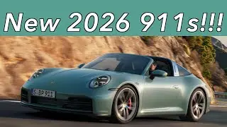 Porsche Bolsters Its All-Wheel-Drive 911 Lineup for 2026! Three body styles of 4S Coming!