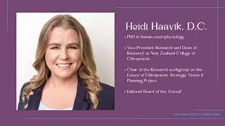 Dr Heidi Haavik & Dr Amber Jackson discuss Chiropractic Research