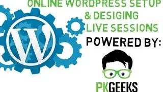 Online Wordpress Setup & Live Sessions