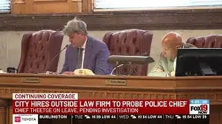 City hires outside law firm to probe police chief