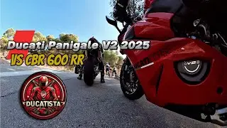 #THEDUCATISTA : PANIGALE V2 vs CBR 600 RR