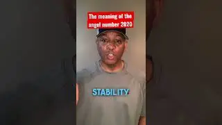The meaning of the angel number 2020! #shorts #angelnumbers