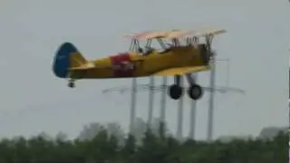 Chuck Tippett Shooting balloons at the Flying Circus Airshow on 7/3/11