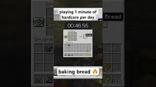 playing 1 minute of minecraft hardcore per day (24)