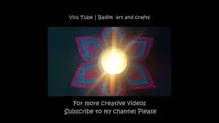 #SHORTS #CANDLEHOLDER #FLOWERRANGOLI #WALLDECORATION #BADIMARTANDCRAFTS #TELUGU #DEVIKA #YOUTUBE