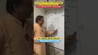 PLC ANALOG INPUT EXPLAINED BY GOPAL SIR #plc #shorts #automobile #education #automation